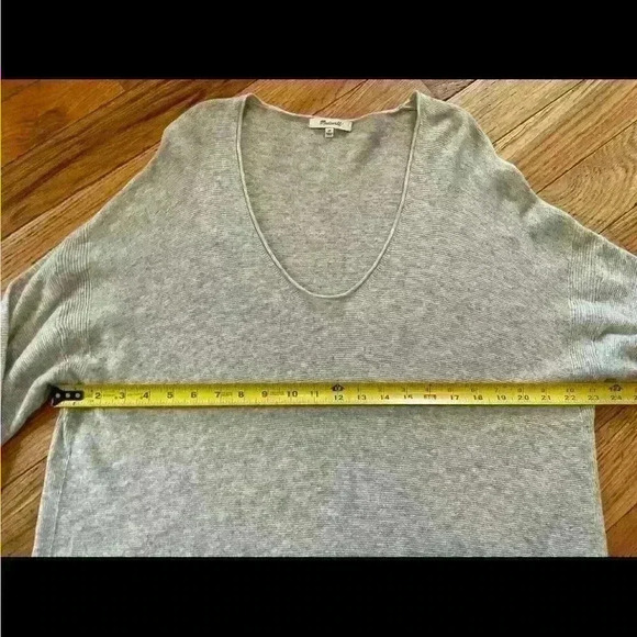 Madewell Kimball Pullover Knit Sweater Wool Alpaca Blend Women’s Size 2XL Gray - Picture 10 of 10